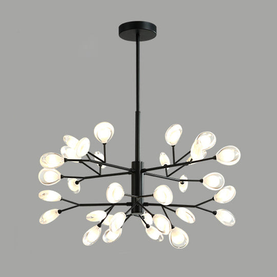 Plafonnier LED moderne Sputnik Firefly - Lustre en acrylique pour salon