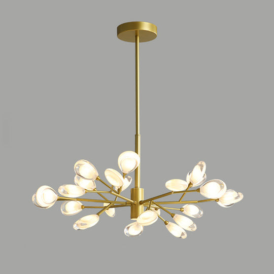 Plafonnier LED moderne Sputnik Firefly - Lustre en acrylique pour salon