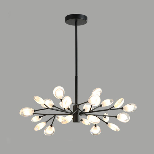 Plafonnier LED moderne Sputnik Firefly - Lustre en acrylique pour salon