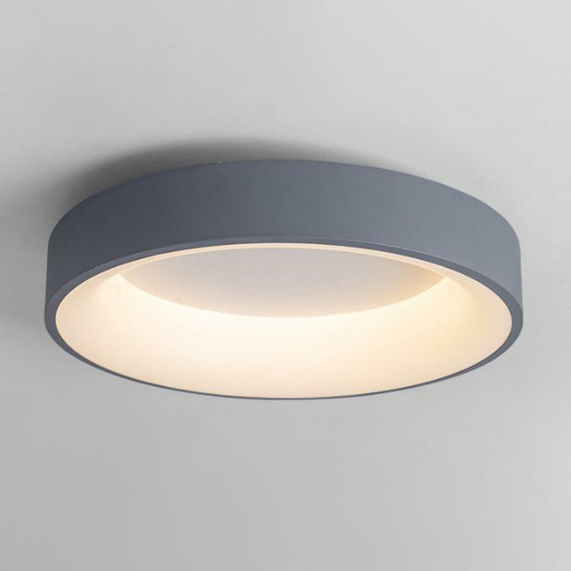 Modern Acrylic Led Flush Ceiling Light Fixture - Circular Shape For Bedroom Grey / 14 Third Gear