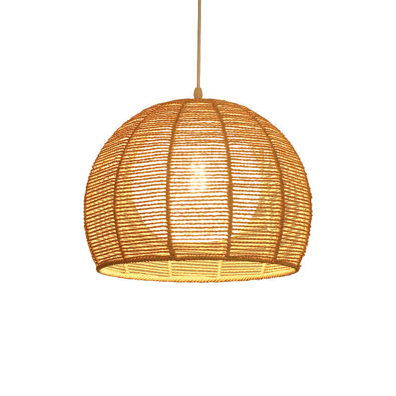 Handmade Hemp Rope Pendant Light For Restaurants