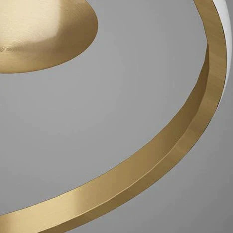 Plafonnier en cuivre de luxe nordique pour chambre à coucher et salon