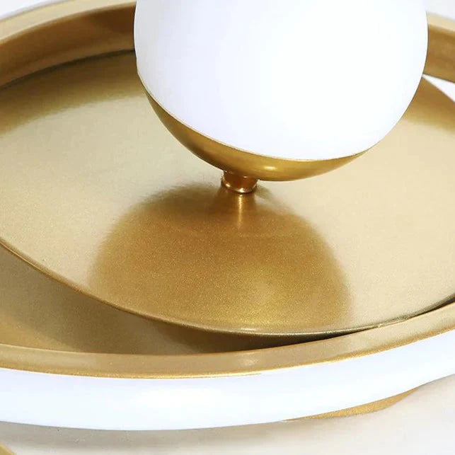 Nordic Style Bedroom Lamp Ring Ceiling Lamp