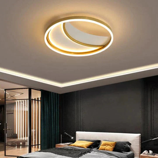 Lampe de plafond simple et tendance pour chambre à coucher