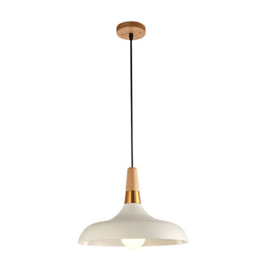 Nordic Metal Pendant Light For Restaurant With Swell Shade