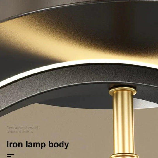 Luxury Creative Black Aisle Balcony Ceiling Lamp