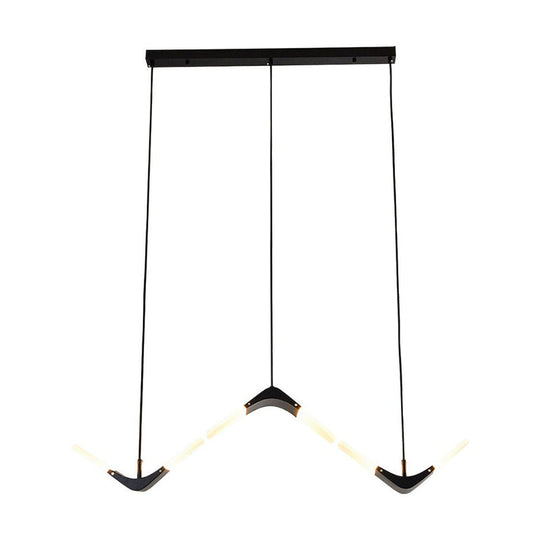 Gull-Shaped Cluster Pendant: Acrylic Decorative 3-Light Ceiling Light For Restaurants