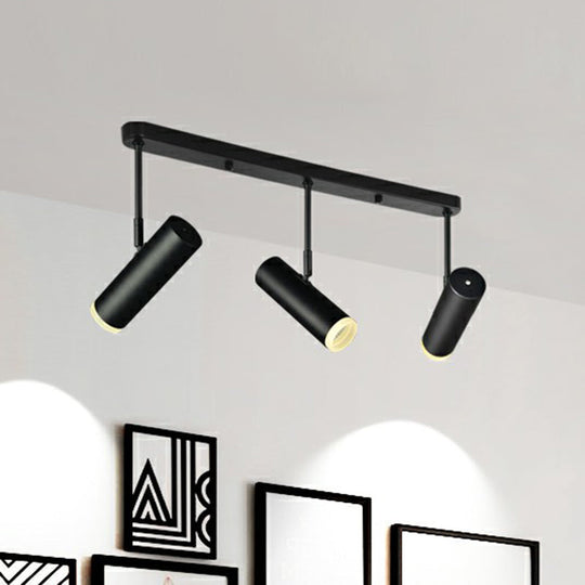 Modern LED Metal Tubular Spotlight Ceiling Light for Living Room