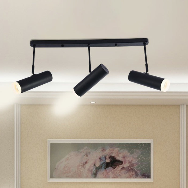 Modern LED Metal Tubular Spotlight Ceiling Light for Living Room