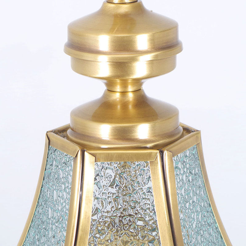 Modern Gourd Glass Pendant Light Fixture For Bedroom - Clear/Textured White/Cream 1 Bulb