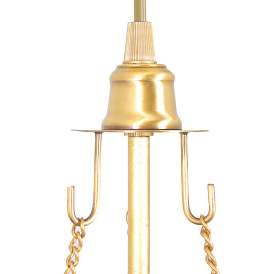 Nordic White Glass Hanging Light: Stylish Umbrella Design 1 Bulb Ceiling Lamp For Living Room