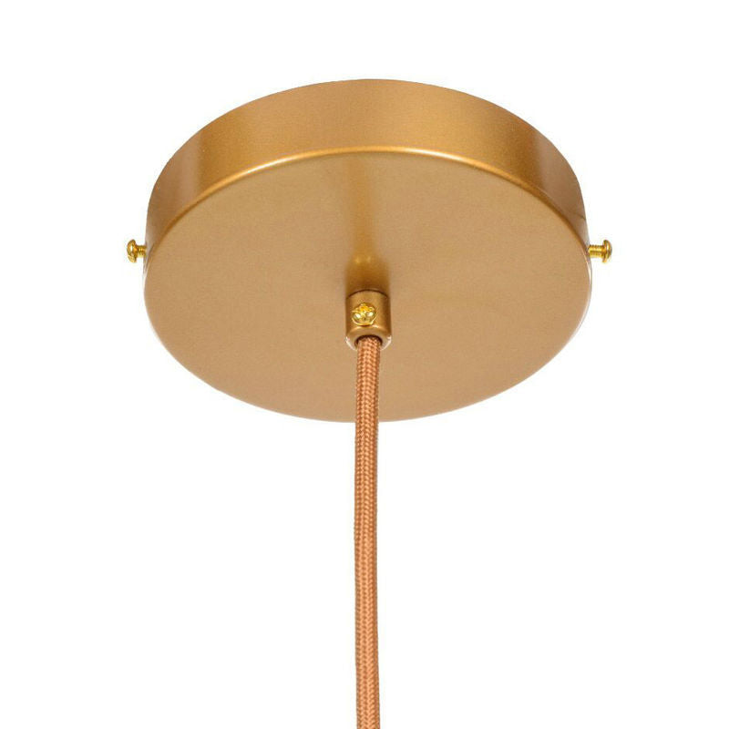 Modern Oval Pendant Light With Grey/Blue Glass - Ideal For Bedrooms