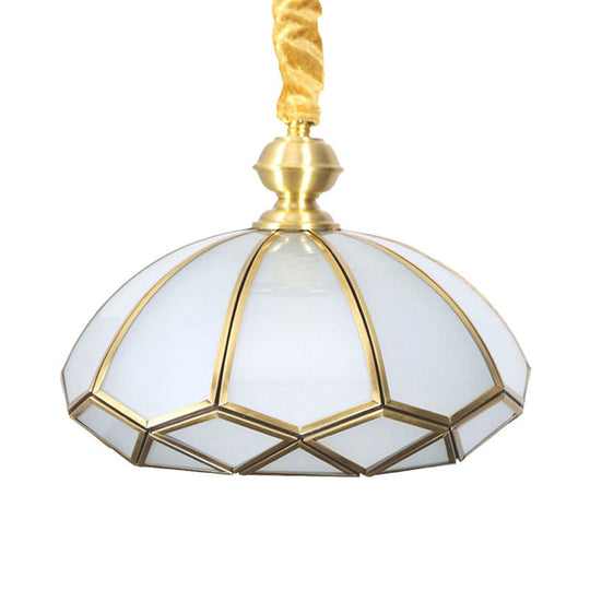Modern Cream/Textured White Glass Hat Pendant Light - Stylish 1 Bulb Suspended Fixture For Living