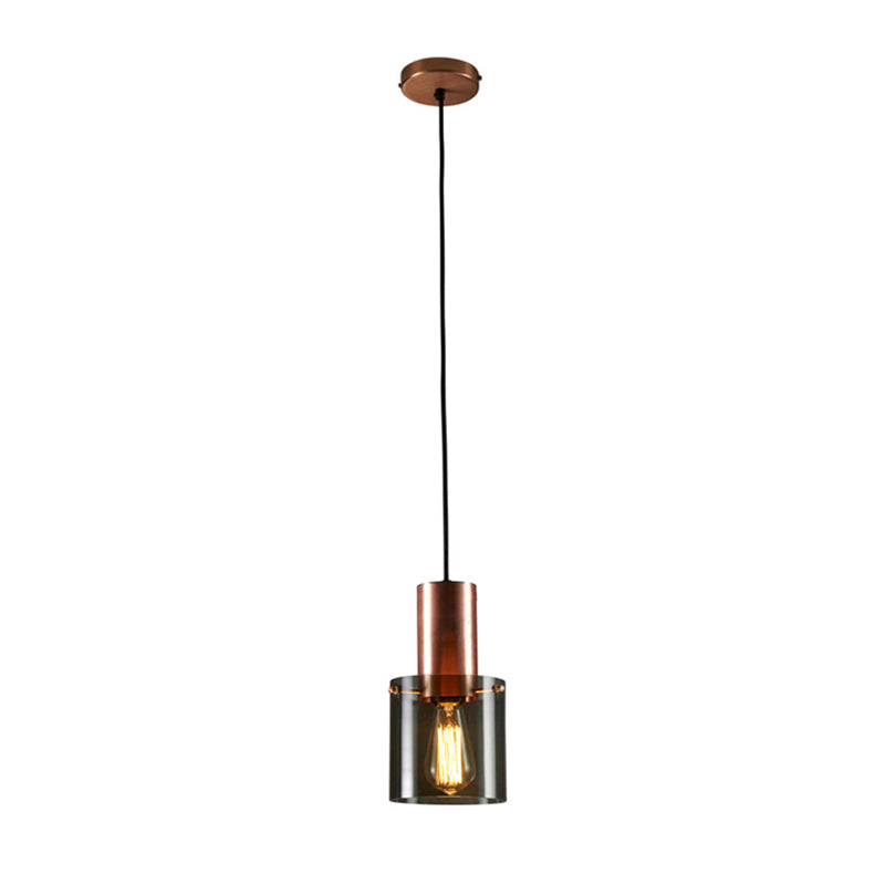 Postmodern Glass Pendant Lamp - Bottle Shaped Down Lighting 1-Light Ceiling Suspension