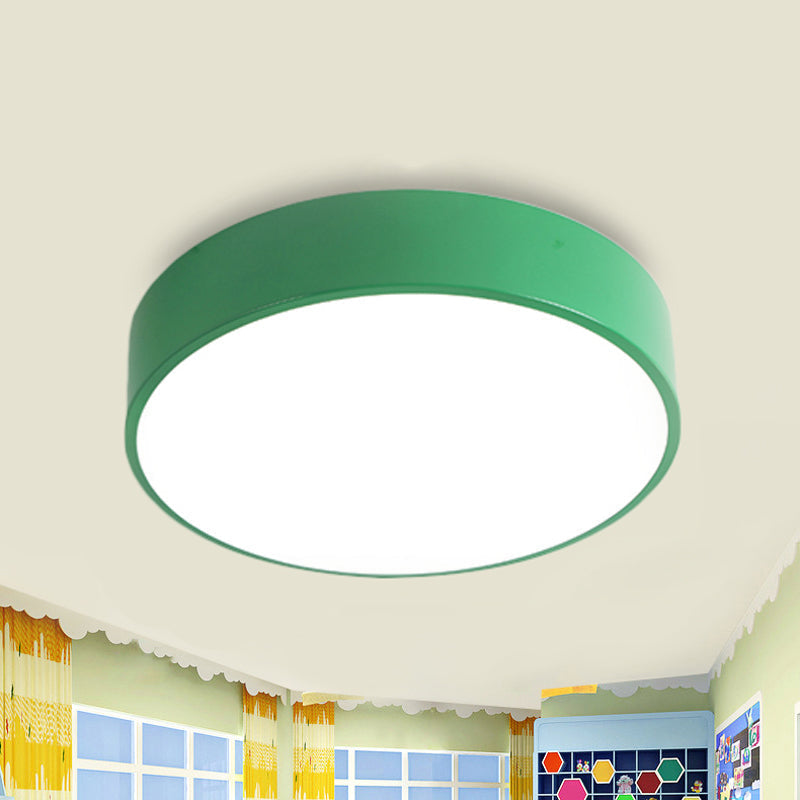 Modern Acrylic Flushmount Ceiling Lamp for Corridor Dining Table in Candy Colors