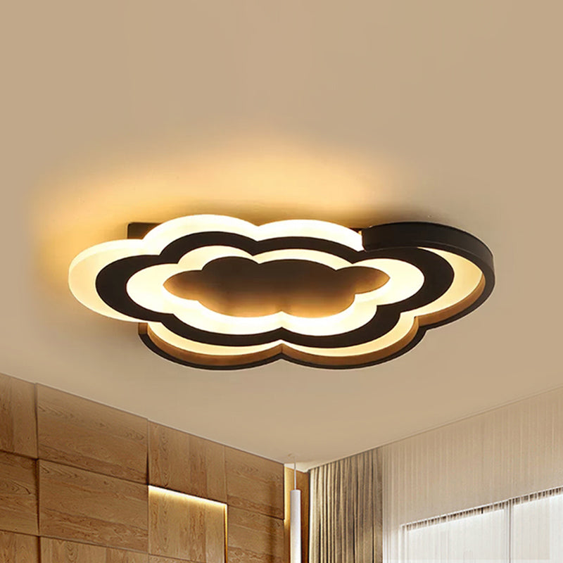 Plafonnier à LED Cloud Kindergarten avec couvercle en acrylique pour protéger les yeux