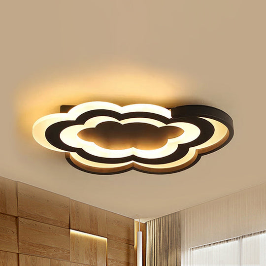 Plafonnier à LED Cloud Kindergarten avec couvercle en acrylique pour protéger les yeux