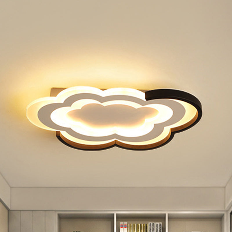 Plafonnier à LED Cloud Kindergarten avec couvercle en acrylique pour protéger les yeux