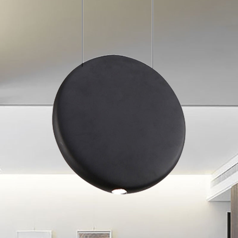 Modern Nordic Resin Pendant Lamp In Black/Grey/Green With Led Warm/White Light 3 Sizes