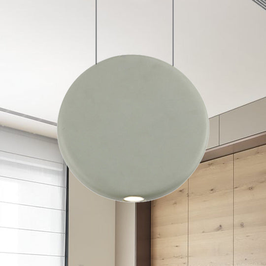 Modern Nordic Resin Pendant Lamp In Black/Grey/Green With Led Warm/White Light 3 Sizes Green / 6