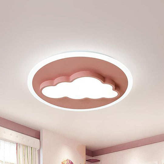 Nordic Cloud Metal Ceiling Lamp - Flush Mount for Child's Bedroom