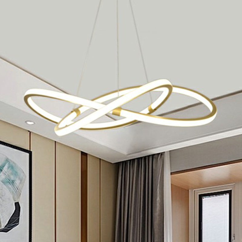 Gold Nordic Led Pendant Chandelier For Bedrooms