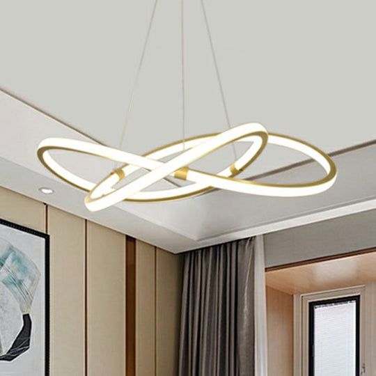 Gold Nordic Led Pendant Chandelier For Bedrooms