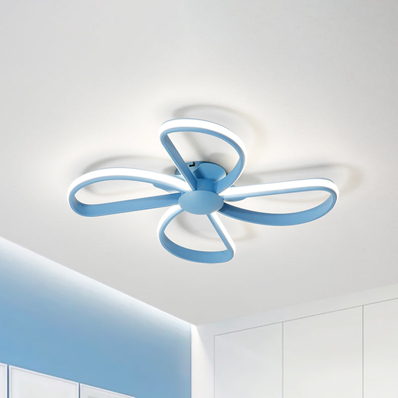 Nordic Stylish LED Ceiling Lamp - Blossom Shape, Ideal for Kid's Bedroom