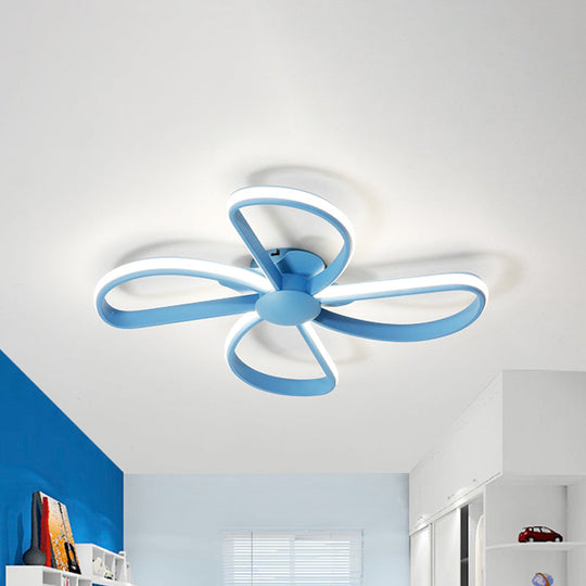 Nordic Stylish LED Ceiling Lamp - Blossom Shape, Ideal for Kid's Bedroom