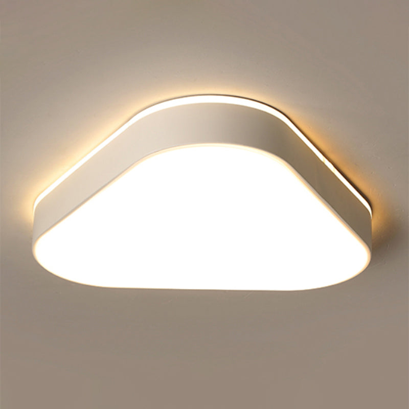 Nordic Style LED Flush Mount Ceiling Light with Acrylic Diffuser for Small Corridors