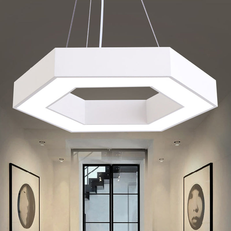 Contemporary LED Honeycomb Pendant Light - Green/Blue/Red in White/Warm/Natural Light