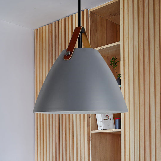 Nordic Curved Coolie Pendant Light - Sleek Aluminum Hanging Lamp in Chic Black/Blue/Grey/Pink/White for Dining Room