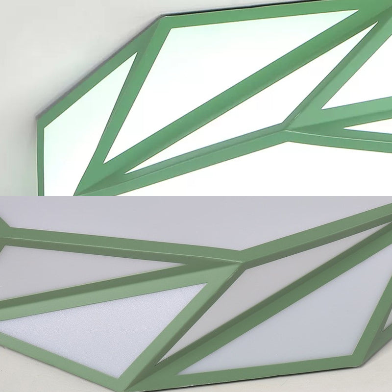 Macaron LED Ceiling Light: Stylish Flushmount for Adult Kid Bedroom