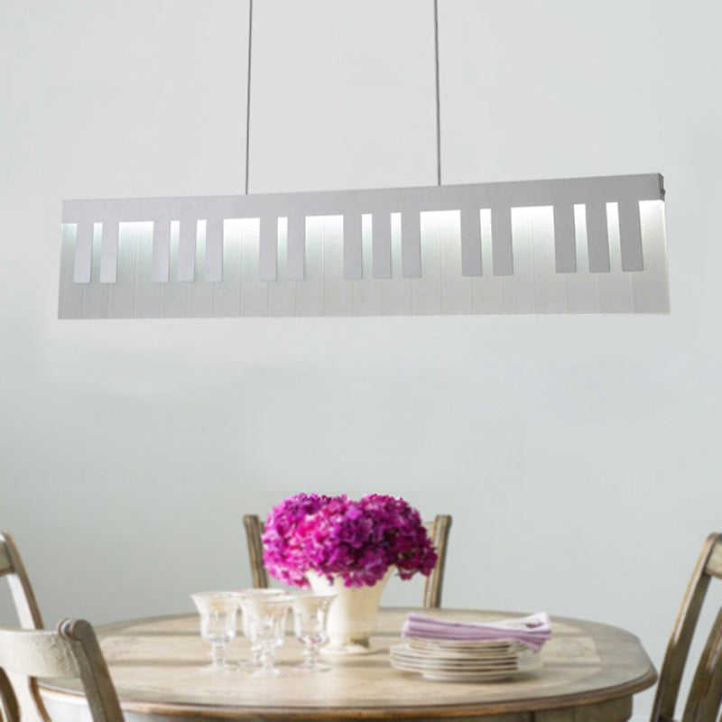 Contemporary Acrylic LED Piano Drop Pendant Ceiling Lamp for Dining Room in Warm/White/Natural Light