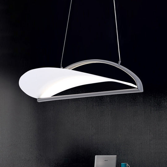 Ludovica - Modern Grey/White Ultra Thin Ceiling Light Fixture Minimalist Led Acrylic Pendant Lamp