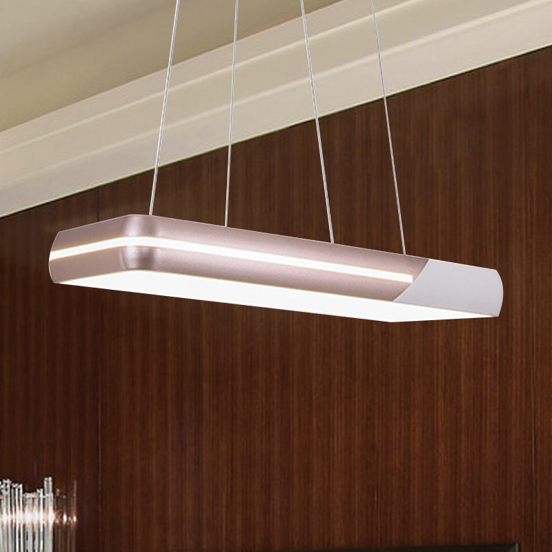 Delilah - Rose Gold Ring Suspension Light Modern Led Metal Hanging Fixture For Dining Room