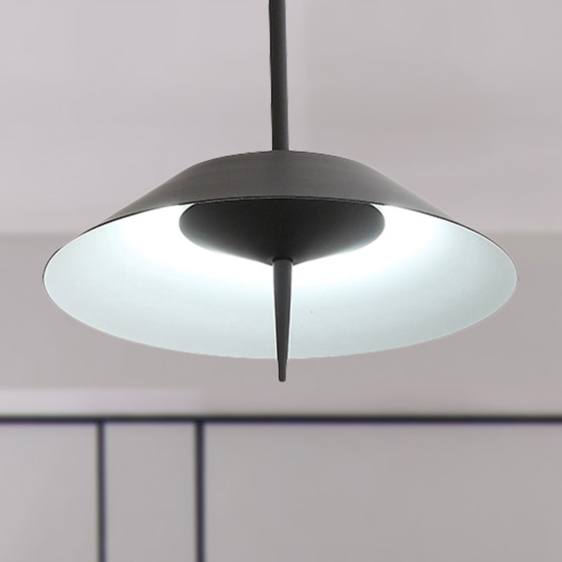 Nordic Style Metal Pendant Light With Cone Shade - Black/Copper/Gold Finish Ideal For Dining Room &