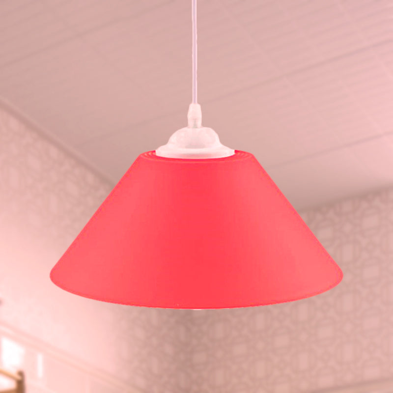 Modern Metal Pendant Light With Adjustable Cord - Black/Gray/Dark Green Shade For Living Room