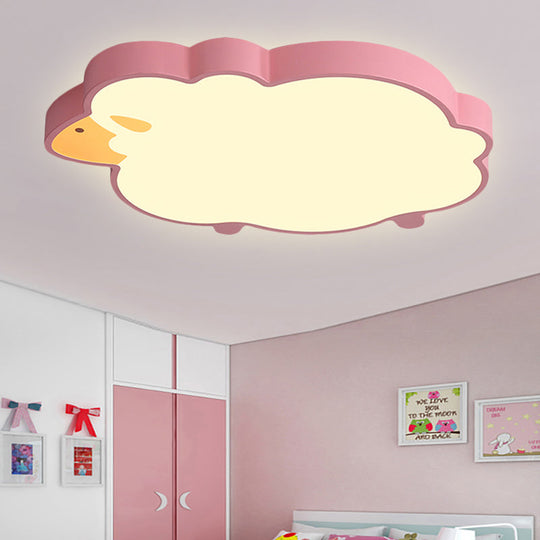 Sheep LED Ceiling Light - Modern Flush Mount for Chic Living Room Decor
