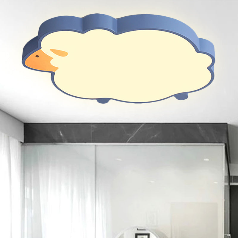 Sheep LED Ceiling Light - Modern Flush Mount for Chic Living Room Decor