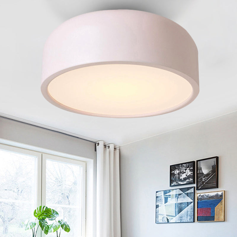 Nordic Led Ceiling Light For Kids Bedroom With Acrylic Dome Shade