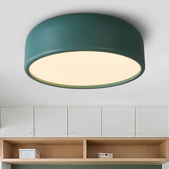 Nordic LED Ceiling Light for Kid's Bedroom with Acrylic Dome Shade