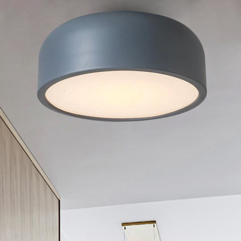 Nordic LED Ceiling Light for Kid's Bedroom with Acrylic Dome Shade