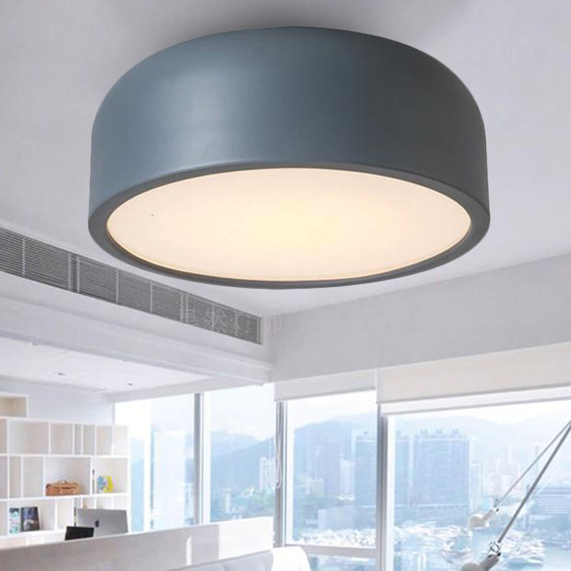 Nordic LED Ceiling Light for Kid's Bedroom with Acrylic Dome Shade
