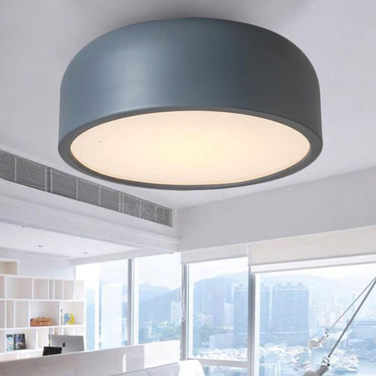 Nordic LED Ceiling Light for Kid's Bedroom with Acrylic Dome Shade