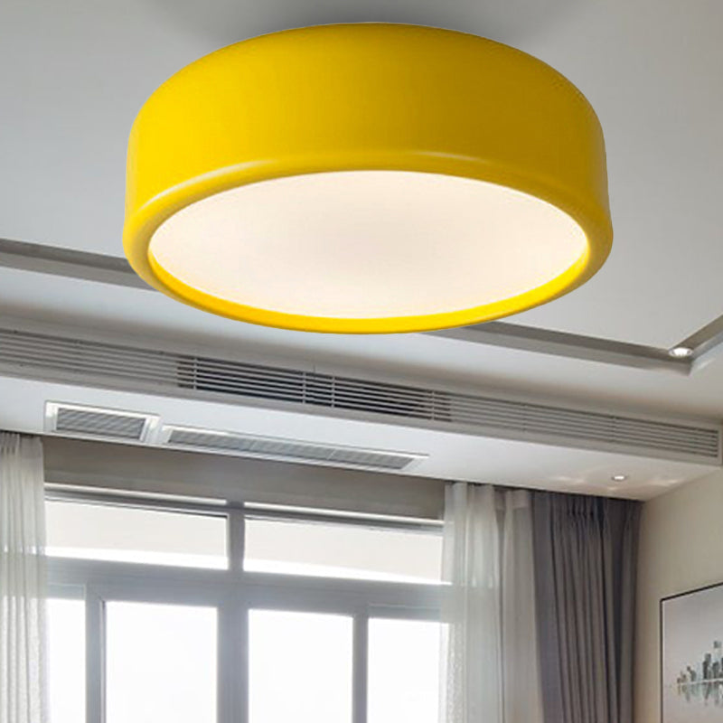 Nordic LED Ceiling Light for Kid's Bedroom with Acrylic Dome Shade