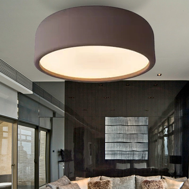 Nordic LED Ceiling Light for Kid's Bedroom with Acrylic Dome Shade