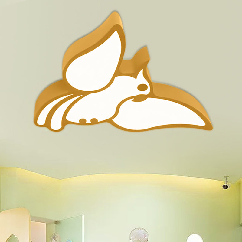 Modern LED Flushmount Ceiling Light: Stylish Flying Bird Design for Kindergarten