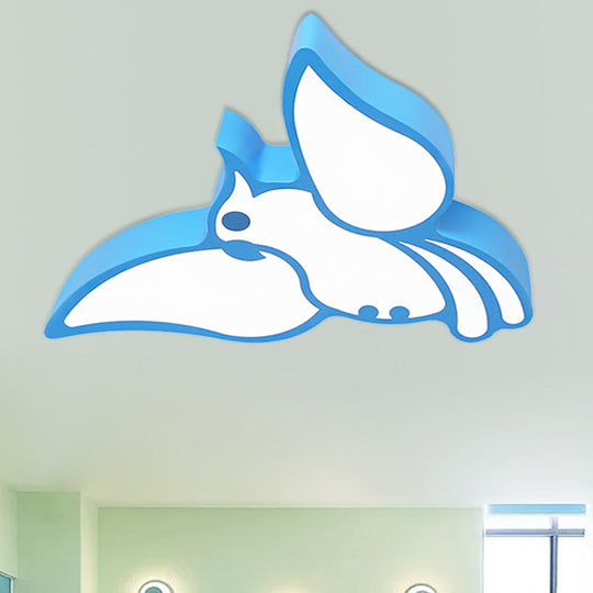 Modern LED Flushmount Ceiling Light: Stylish Flying Bird Design for Kindergarten