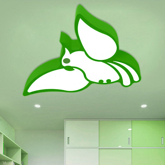 Modern LED Flushmount Ceiling Light: Stylish Flying Bird Design for Kindergarten